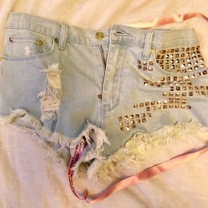 House of London studded shorts